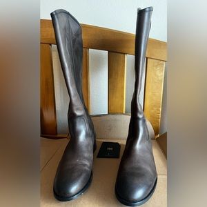 Frye Melissa Button 2 Women's Riding Boots, Smoke size 9.5.